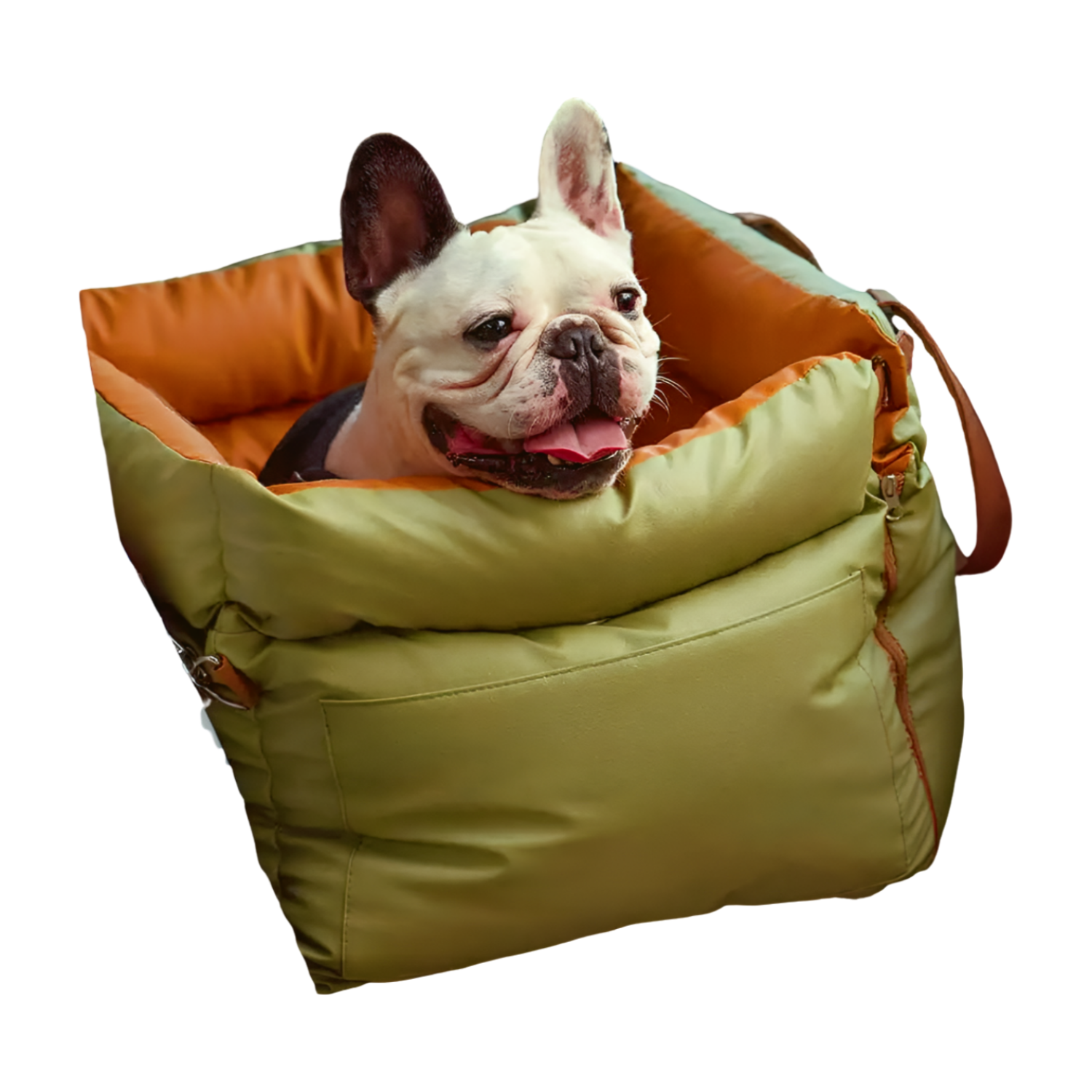 Siège auto pour chien avec boucle de sécurité