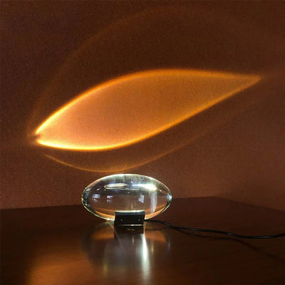 Lampe d'ambiance en cristal.
