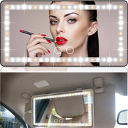 Miroir de maquillage de voiture
