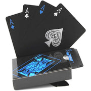 Jeu de cartes poker noir