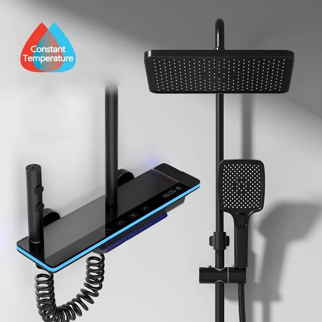 Ensemble de thermostat de douche de luxe