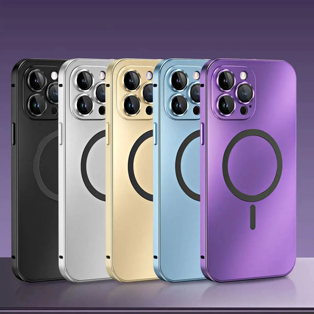 Coque intégrale en métal pour iPhone
