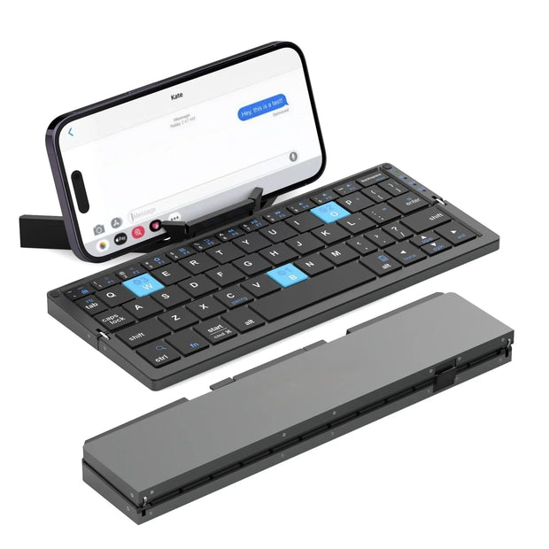 Mini clavier Bluetooth pliable.