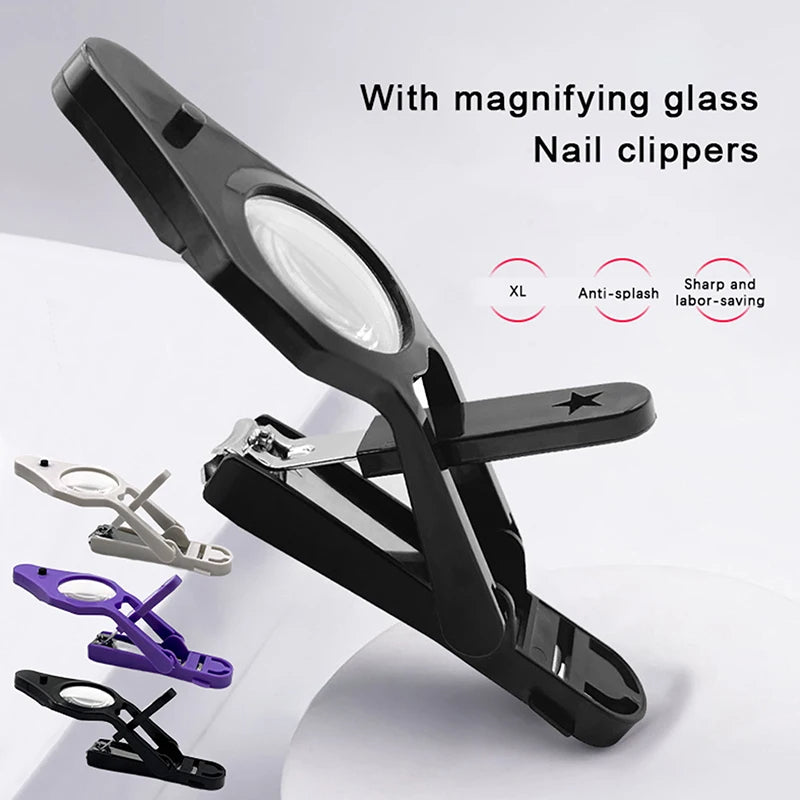 Coupe-ongles avec lumière et loupe