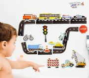 Jouet de bain pour bébé avec circulation, 23 pièces