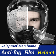 Film antibuée et film imperméable universel pour casque de moto.