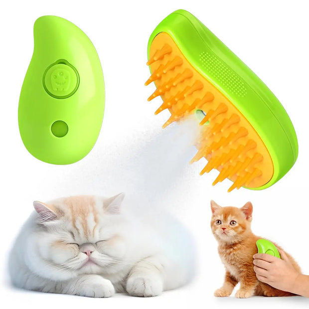 Brosse à vapeur pour chats