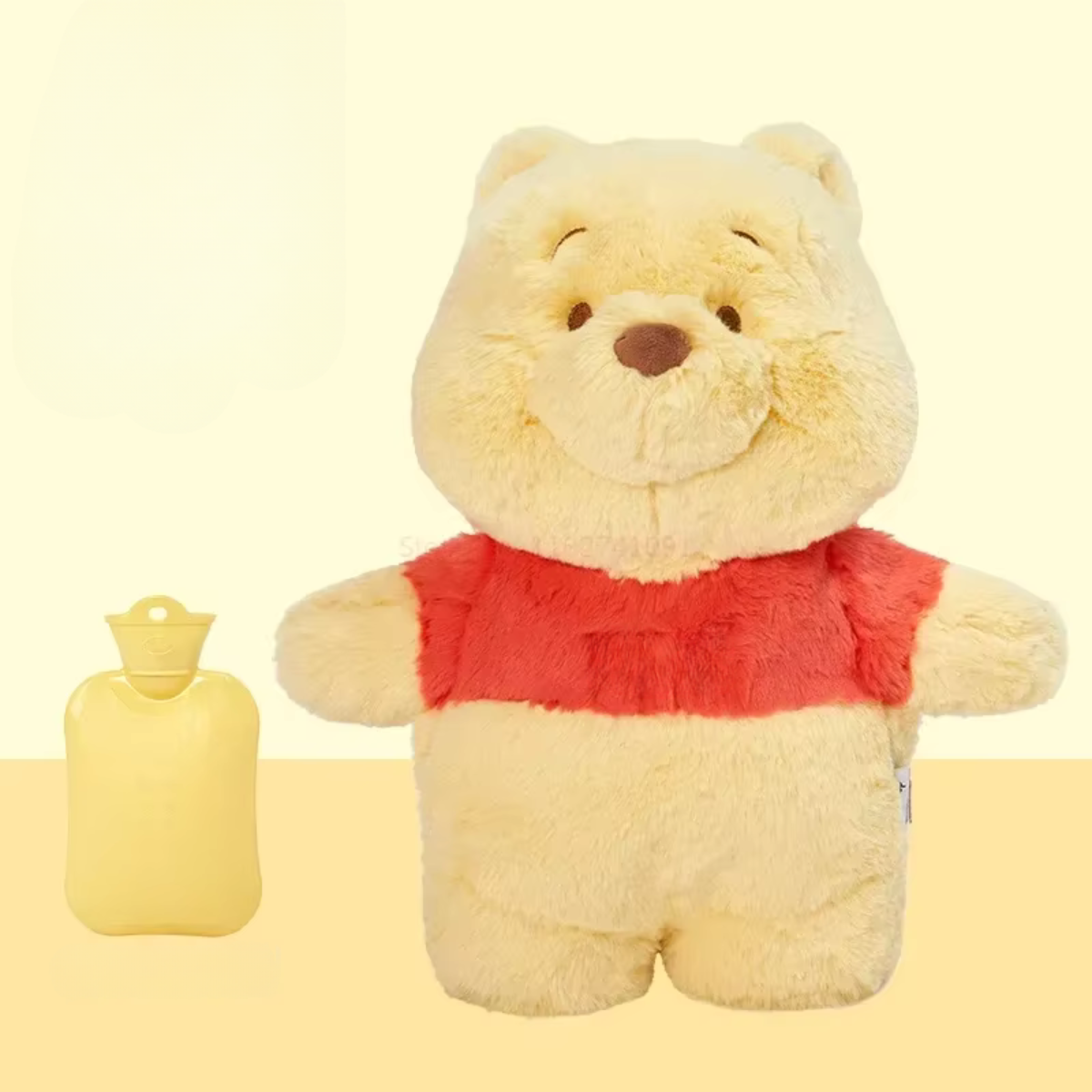 Ours en peluche avec bouillotte.