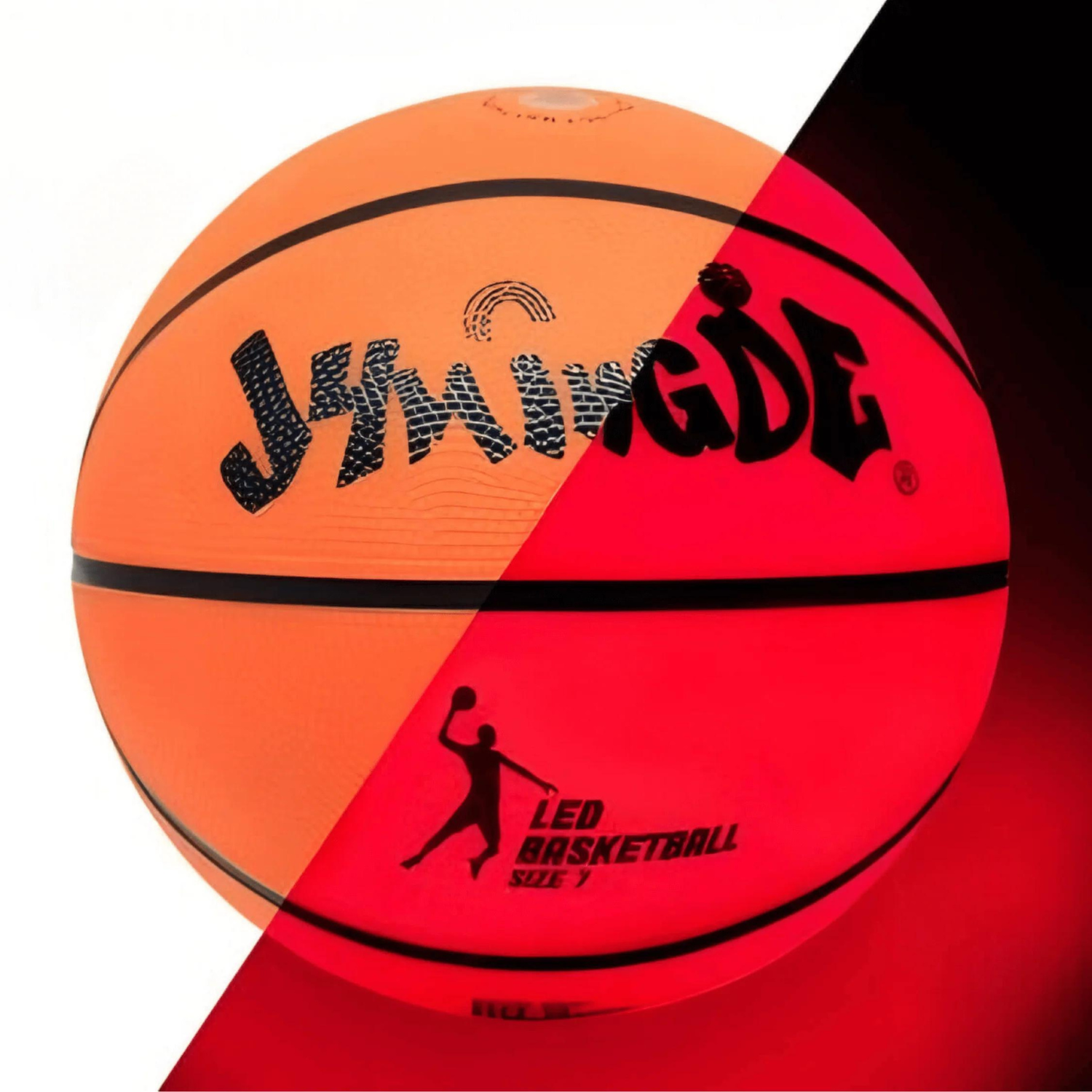 Ballon de basket lumineux à LED