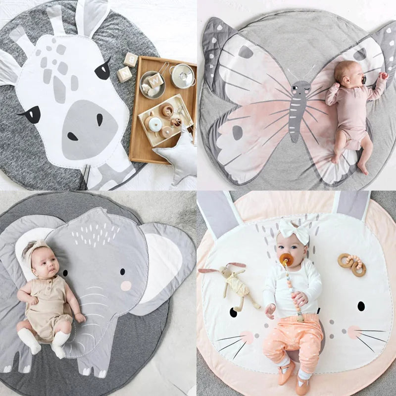 Tapis de jeu pour bébé avec animaux de dessin animé