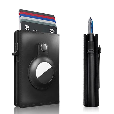 Portefeuille en cuir Smart Air Tag