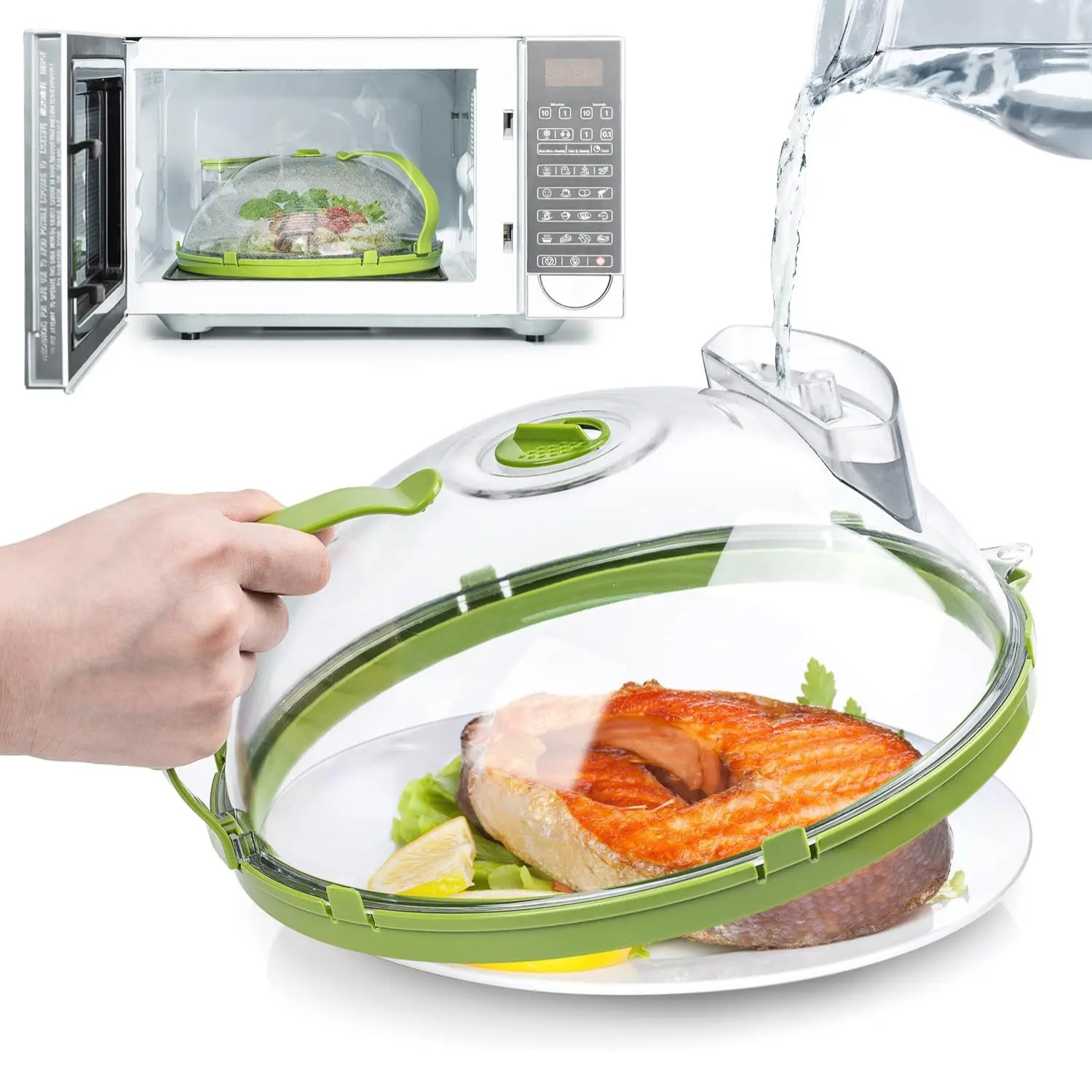 Couverture alimentaire pour micro-ondes.