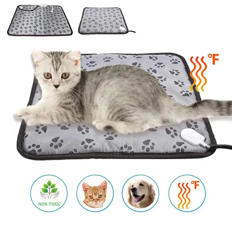 Couverture chauffante réglable pour animaux de compagnie Adjustable Pet Heating Pad Blanket
