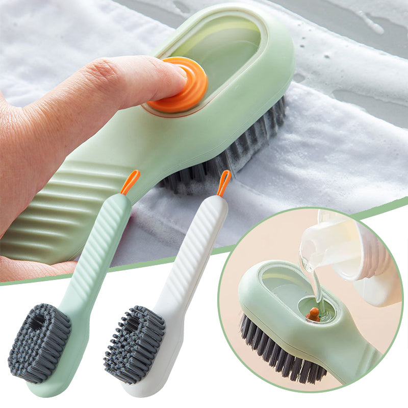 Brosse de nettoyage à poils doux pour la maison avec fonction savon