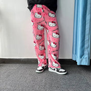 Pantalon de pyjama en flanelle mignon.