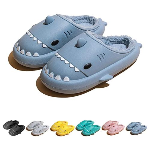 Pantoufles de requin pour l'hiver