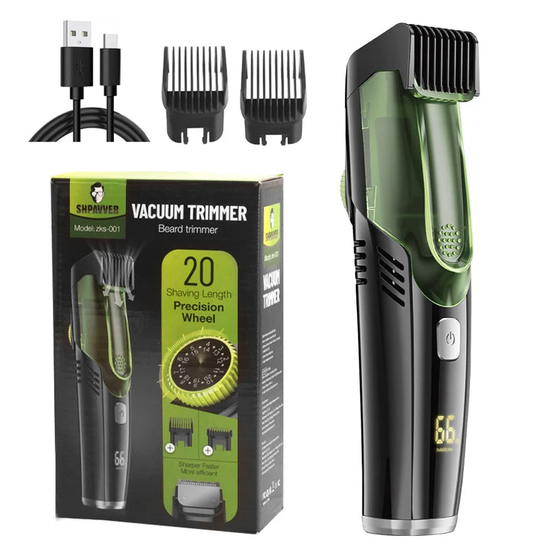 Tondeuse à barbe sous vide Vacuum Beard Trimmer