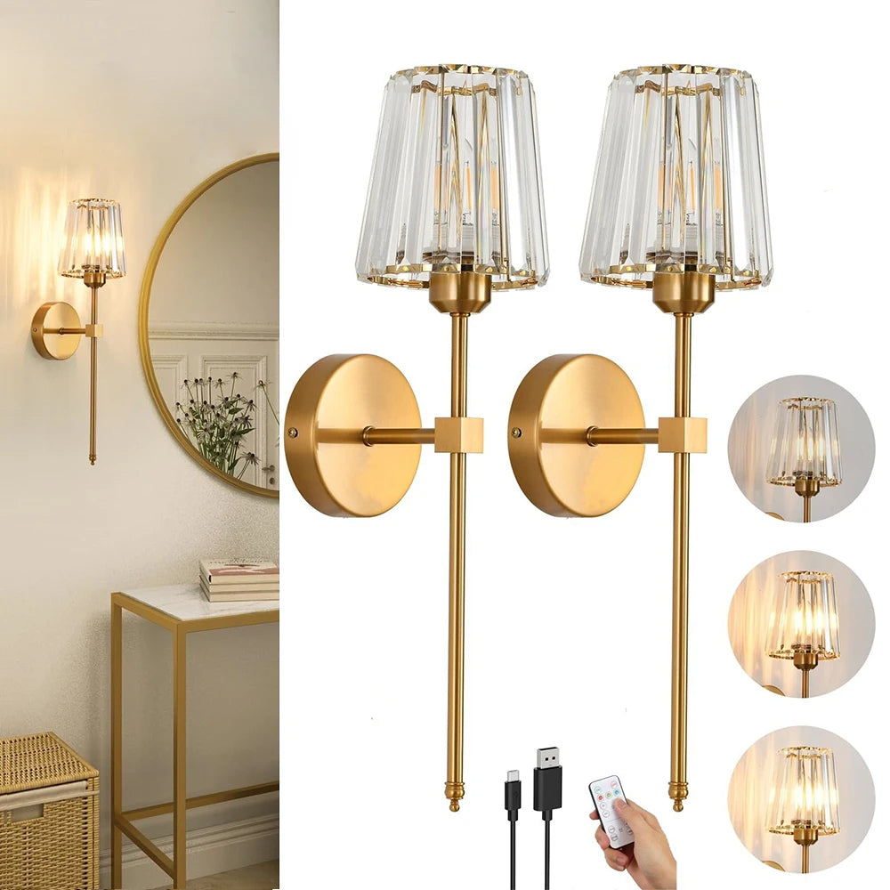 Lampe murale rechargeable à LED RVB