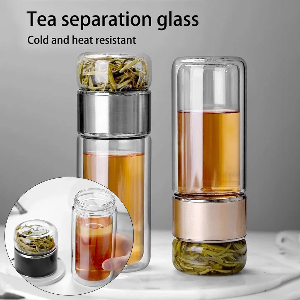 Bouteille infuseur à thé.