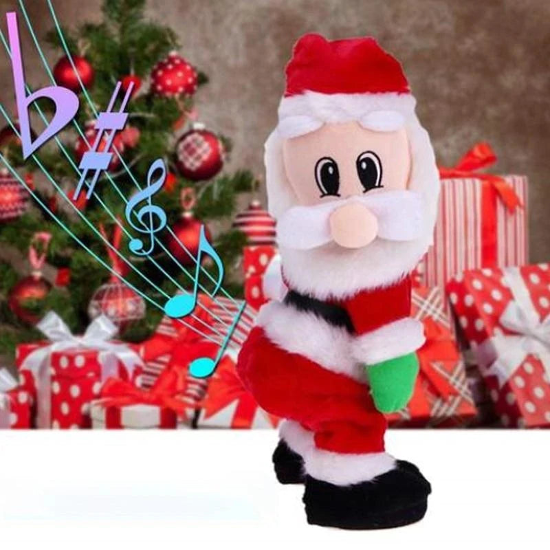 Père Noël qui fait du twerk et chante