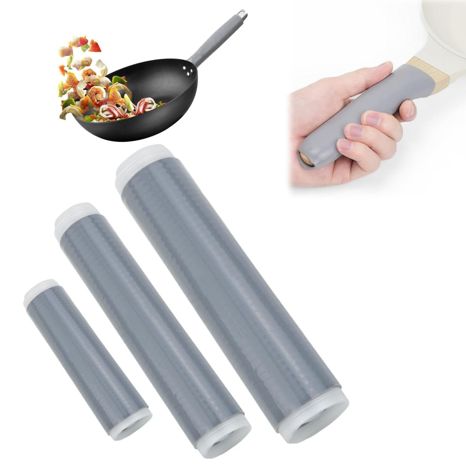 Manchon de poignée de casserole en silicone Silicone Pan Handle Sleeve