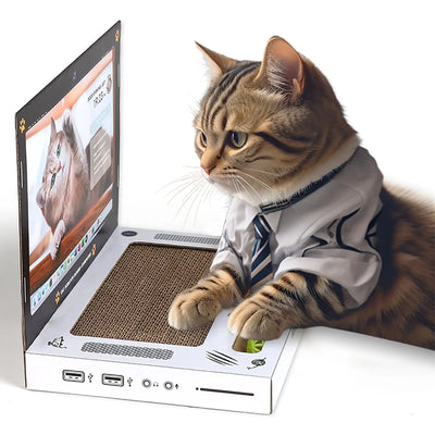 Griffoir pour chat pour ordinateur portable