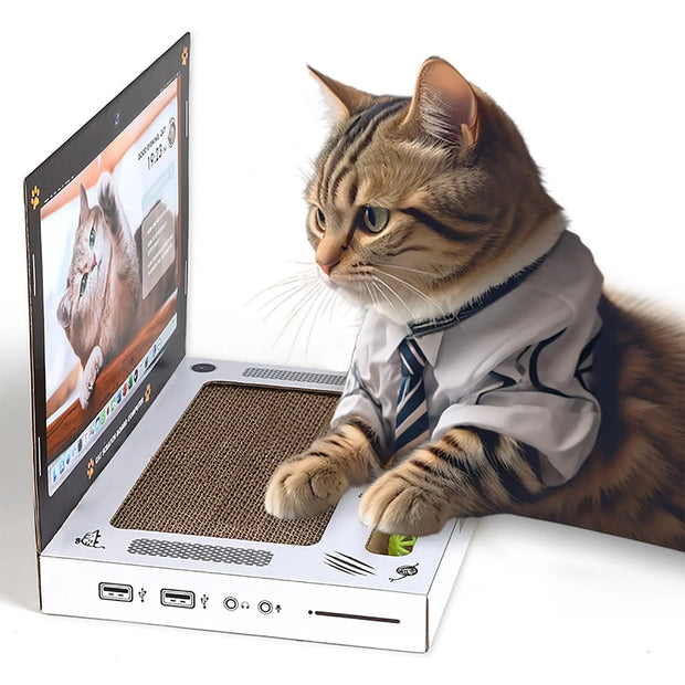 Griffoir pour chat pour ordinateur portable