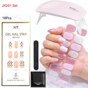Kit de pose d'ongles en gel avec lampe UV