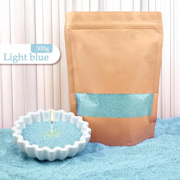 Cire de bougie granuleuse à perles