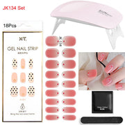 Kit de pose d'ongles en gel avec lampe UV