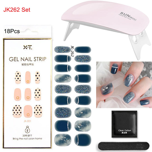 Kit de pose d'ongles en gel avec lampe UV