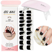 Kit de pose d'ongles en gel avec lampe UV