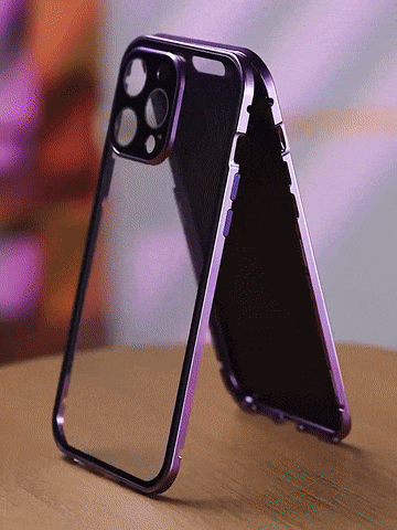 Coque magnétique anti-regard pour iPhone