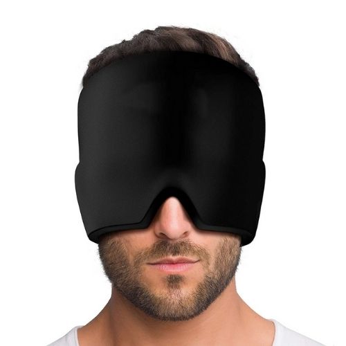 Casquette anti-migraine par thérapie par le froid.