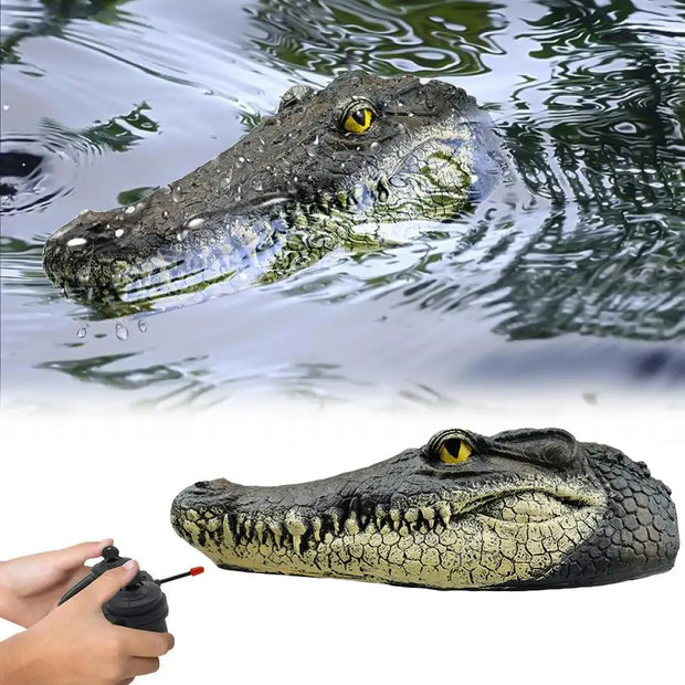 Bateau RC à tête de crocodile