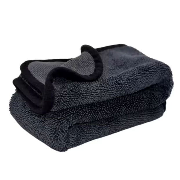 Serviette de séchage pour voiture en microfibre torsadée 1 200 g/m²