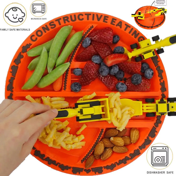 Ensemble de vaisselle pour une alimentation constructive