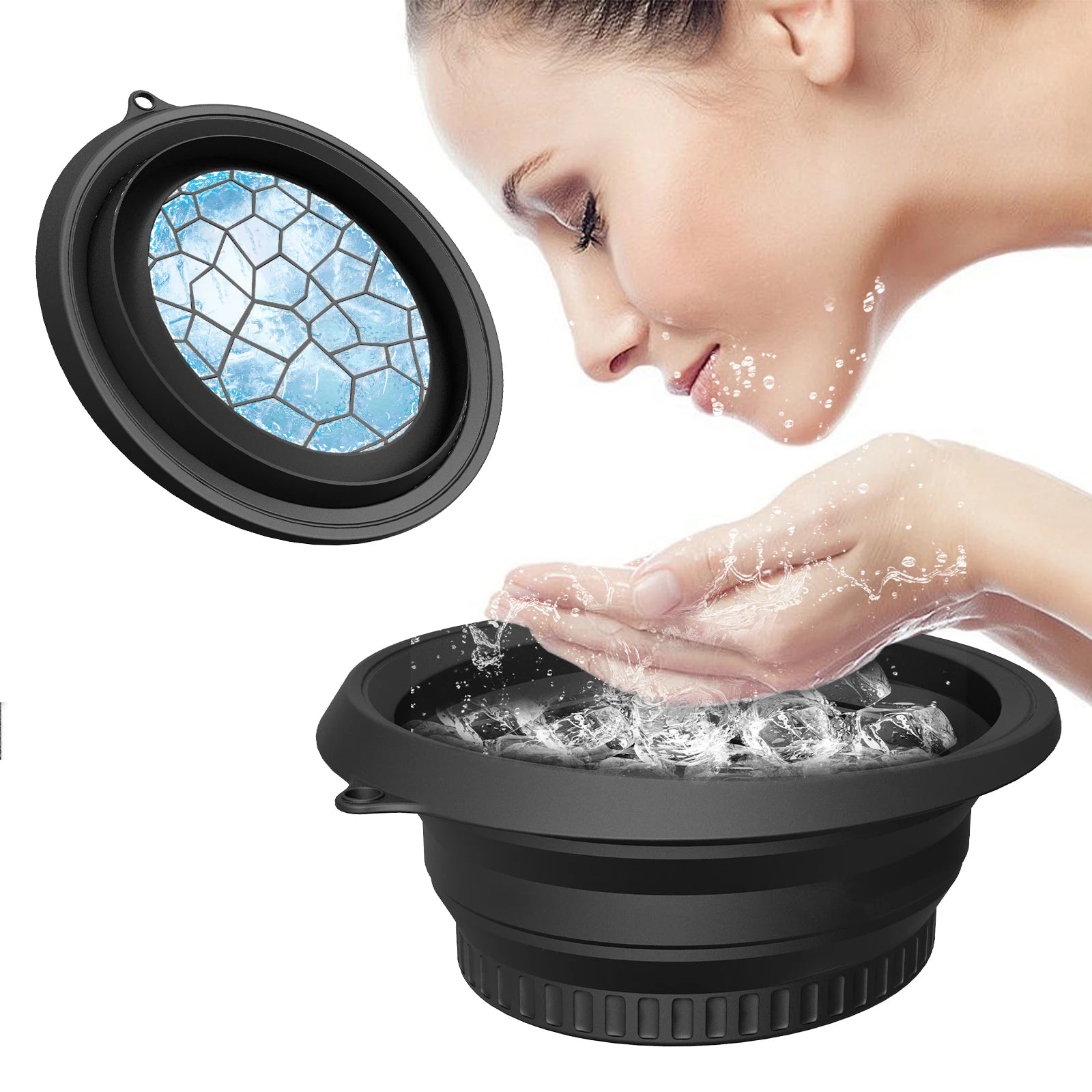Bol de bain de glace pour le visage