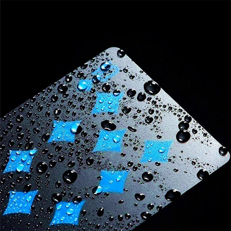 Jeu de cartes poker noir