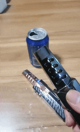 Briquet à gaz turbo en métal Metal