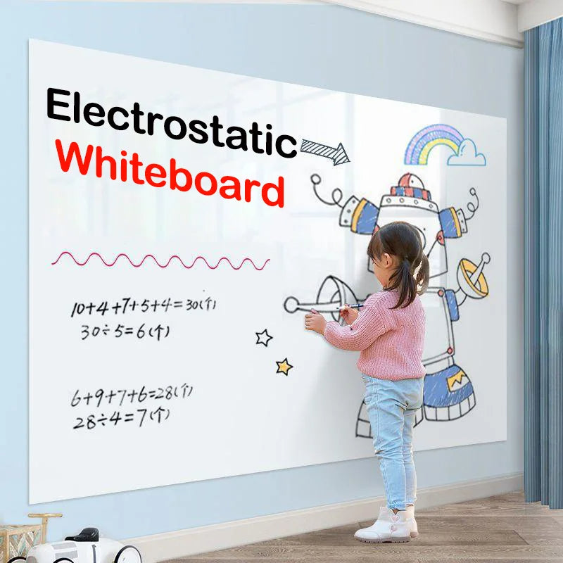 Autocollant mural tableau blanc