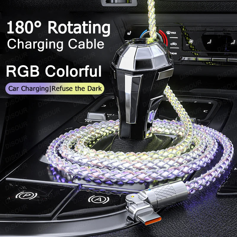 Câble de charge rapide RVB 120 W