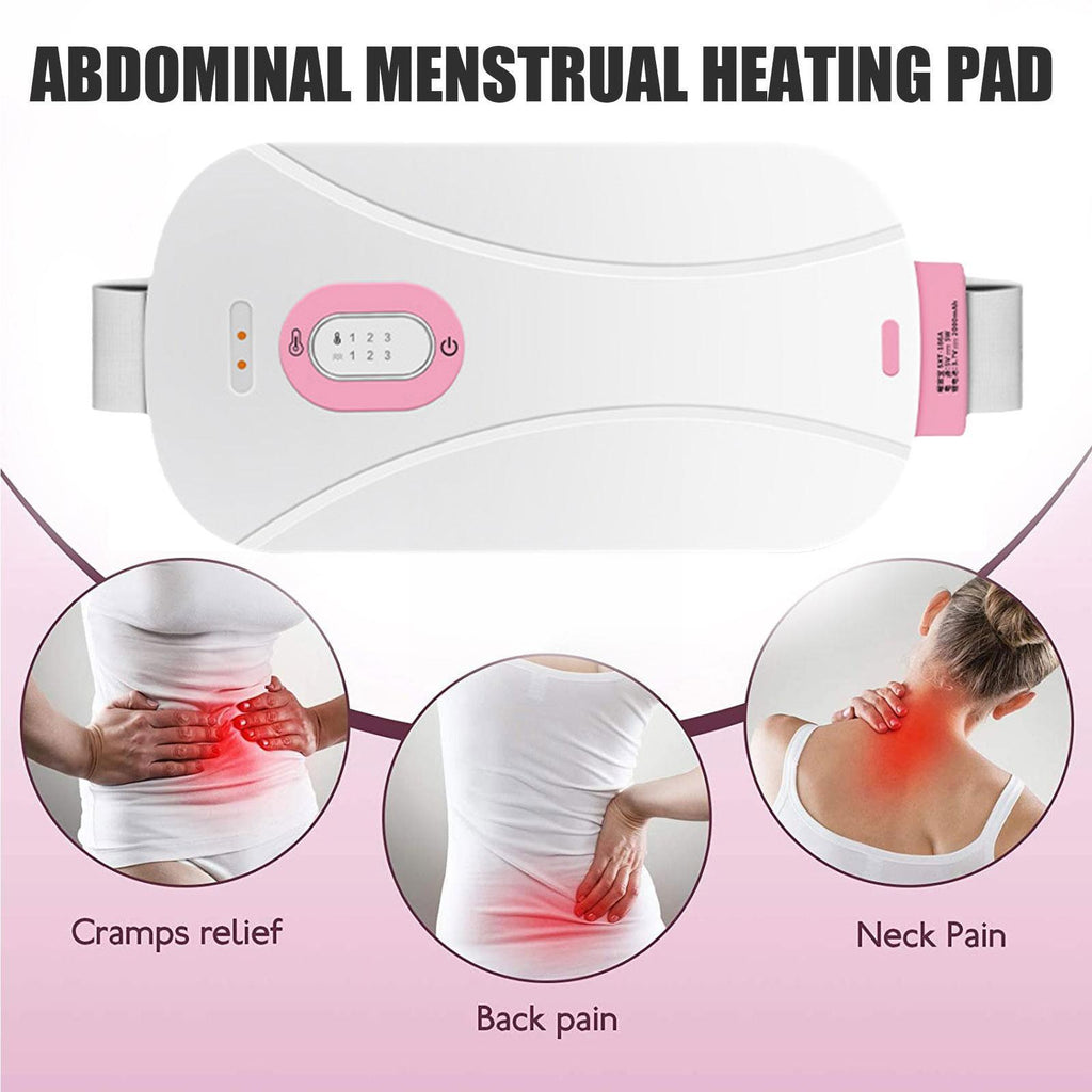 Coussin chauffant électrique portable sans fil pour menstruations.