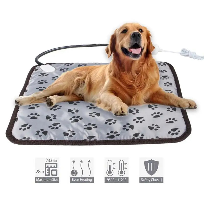Couverture chauffante réglable pour animaux de compagnie Adjustable Pet Heating Pad Blanket