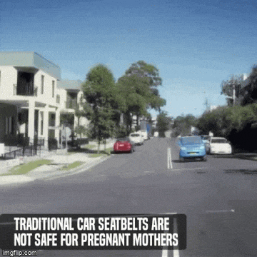 Ceinture de sécurité pour la grossesse