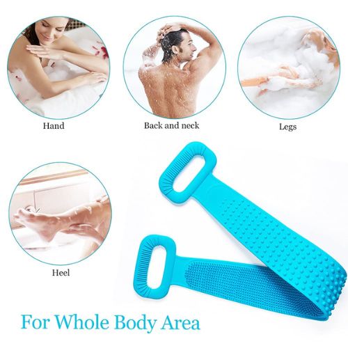 Épurateur de dos en silicone.