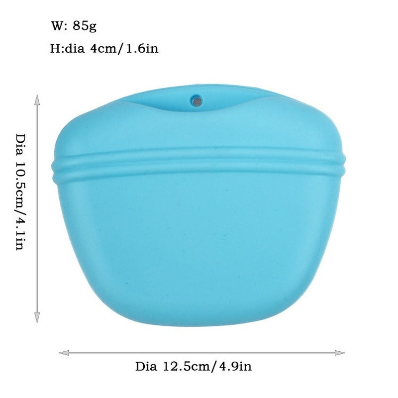 Sac à friandises en silicone pour chien