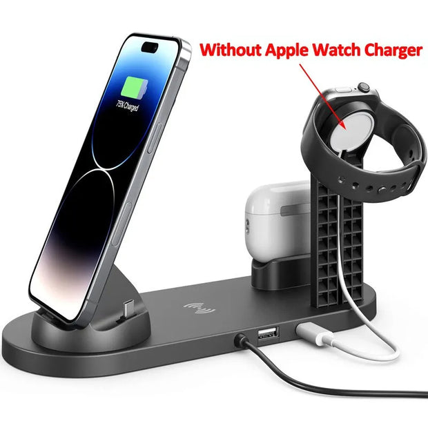 Support de chargeur sans fil 5 en 1 pour iPhone