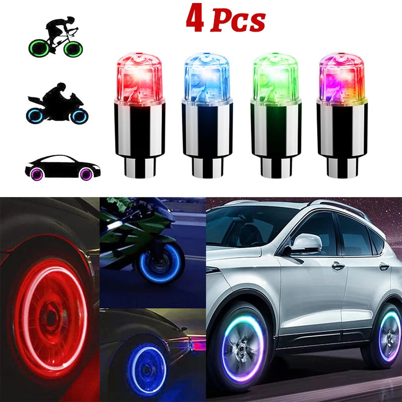 Bouchons de valve de pneu à LED