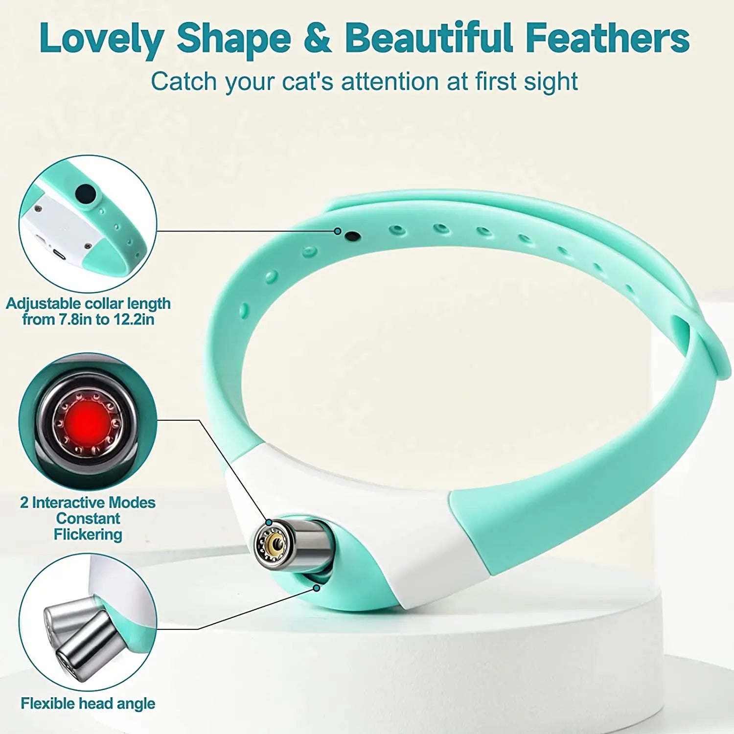 Collier laser pour chat